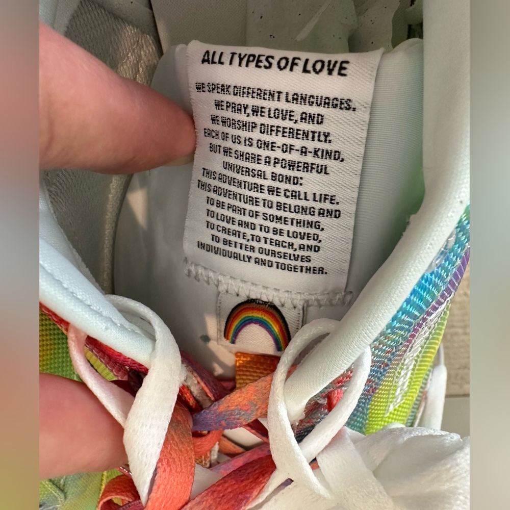 Reebok Club C 85 Pride 2020 All Types of Love
Size 13 NWT FX4772 Multi colored - Picture 9 of 10